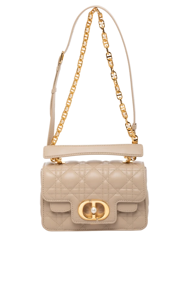 Dior woman women's bag, beige, made of genuine leather buy with prices and photos 179322 - photo 1
