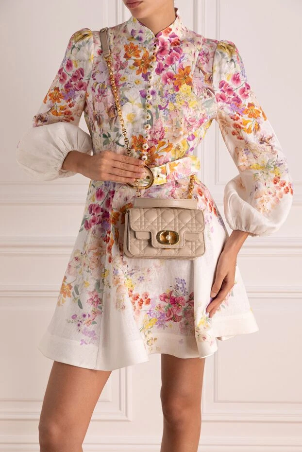 Dior женские сумка женская бежевая из натуральной кожи купить с ценами и фото 179322 - фото 2