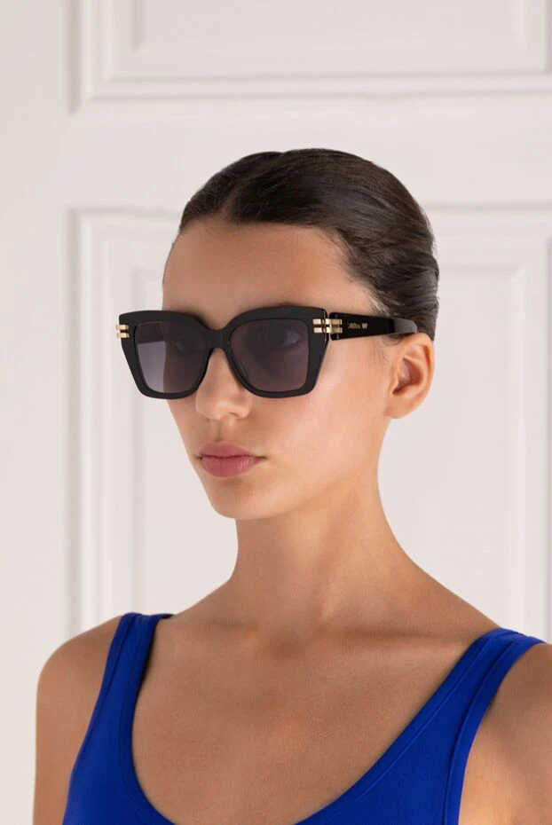 Dior жіночі окуляри сонцезахисні жіночі чорні із пластику купити фото з цінами 179330 - фото 2