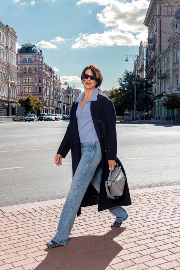 Dior жіночі окуляри cat-eye з гострими лініями оправи та темними лінзами 179331 - фото 2