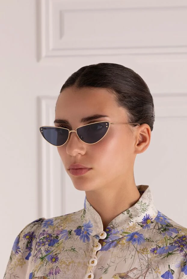 Dior woman sunglasses for women, yellow, metal buy with prices and photos 179335 - photo 2