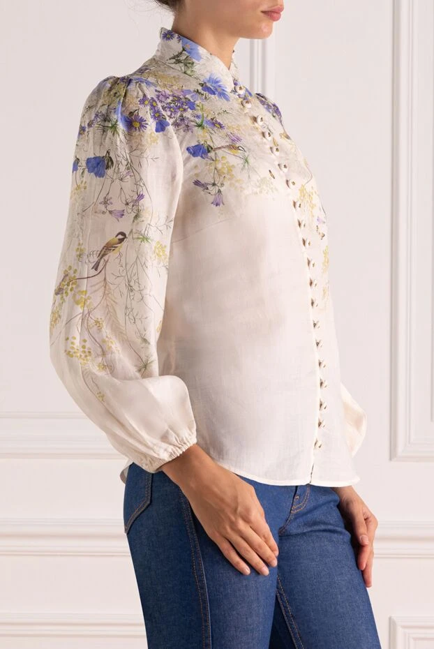 Zimmermann блуза женская бежевая 179347 - фото 3