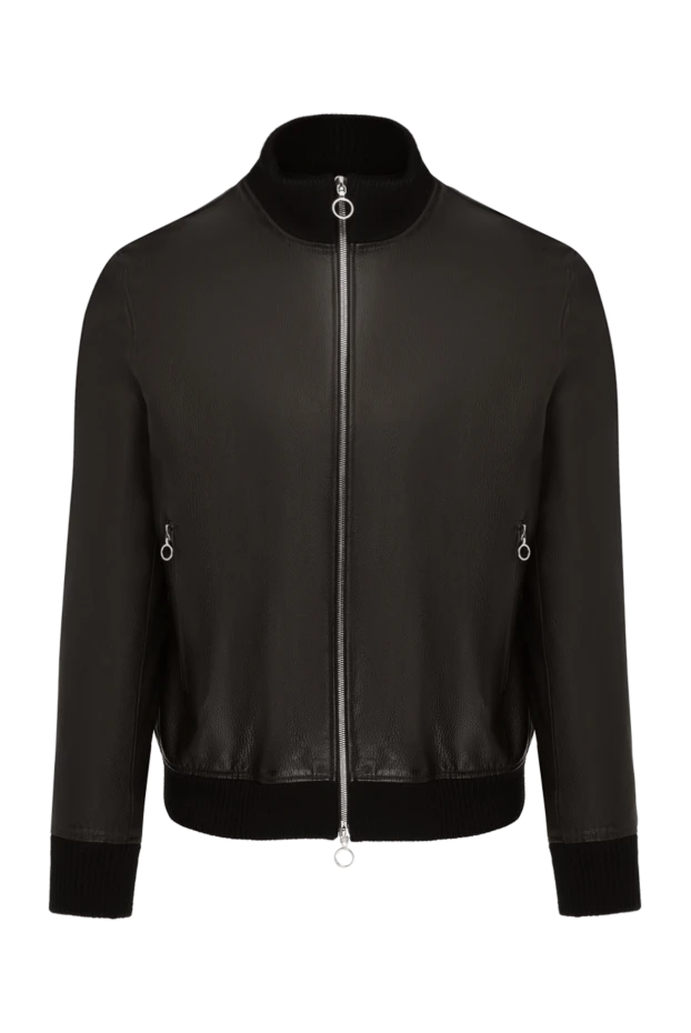 Seraphin мужские куртка мужская черная из натуральной кожи купить с ценами и фото 179361 - фото 1
