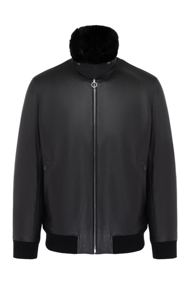 Seraphin мужские куртка мужская черная из натуральной кожи купить с ценами и фото 179374 - фото 1