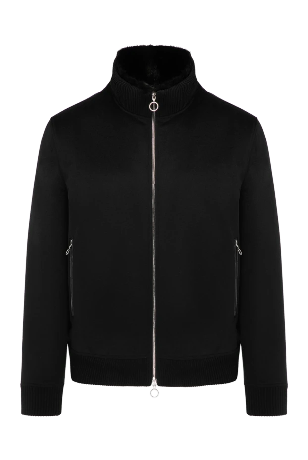 Seraphin мужские куртка на меху мужская черная из кашемира купить с ценами и фото 179377 - фото 1