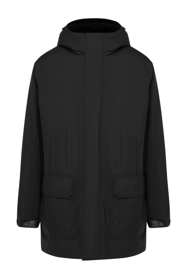 Seraphin чоловічі куртка на хутрі чоловіча чорна з нейлону купити фото з цінами 179378 - фото 1