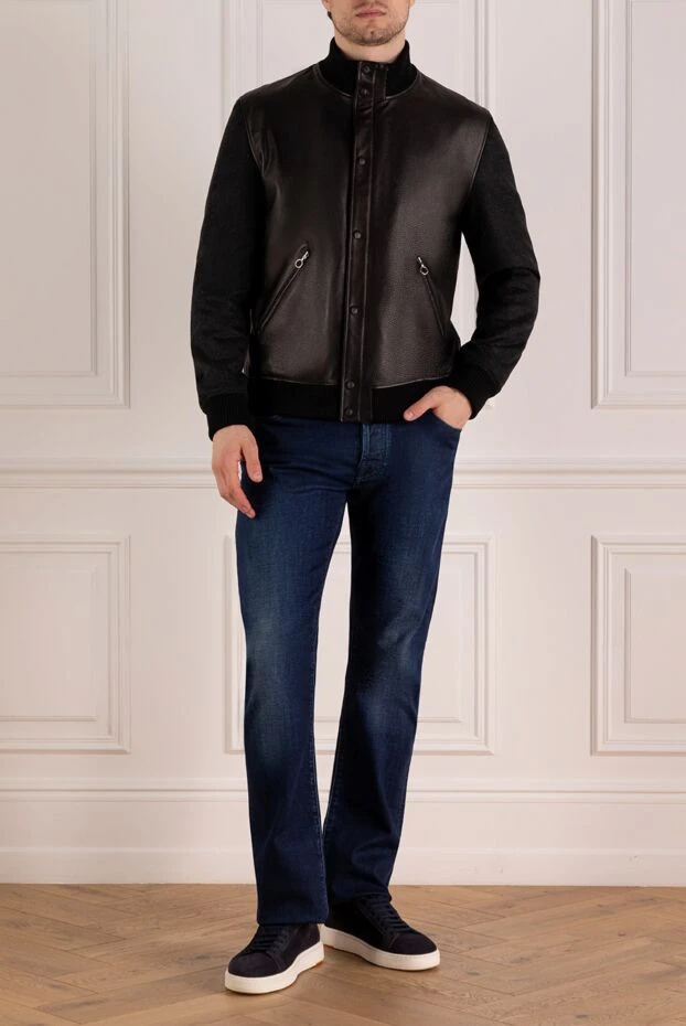 Seraphin man leather jacket buy with prices and photos 179380 - photo 2
