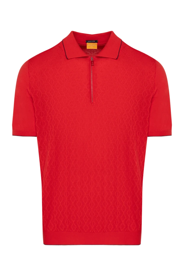Svevo man men's red cotton polo buy with prices and photos 179403 - photo 1