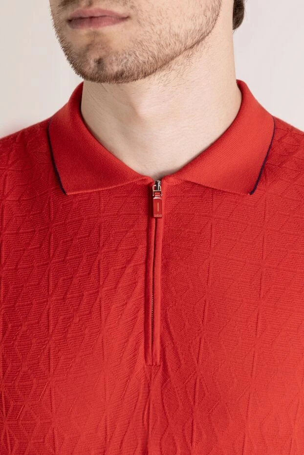 Svevo man men's red cotton polo buy with prices and photos 179403 - photo 2
