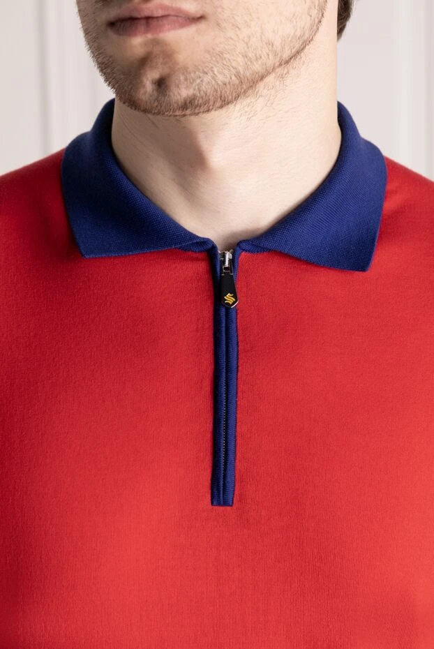 Svevo man men's red cotton polo buy with prices and photos 179404 - photo 2