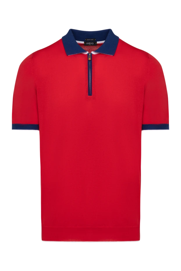 Svevo man men's red cotton polo buy with prices and photos 179407 - photo 1