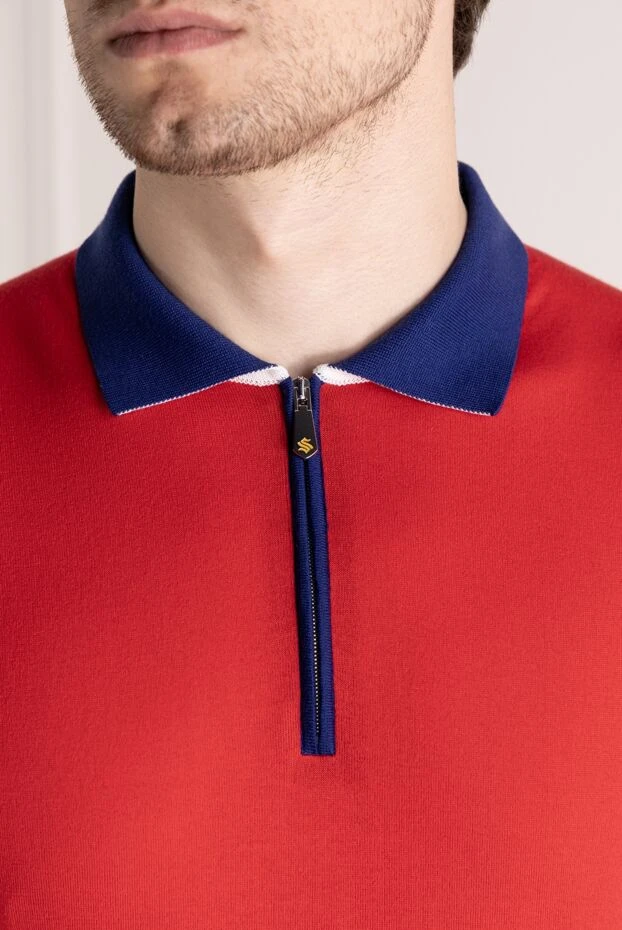 Svevo man men's red cotton polo buy with prices and photos 179407 - photo 2