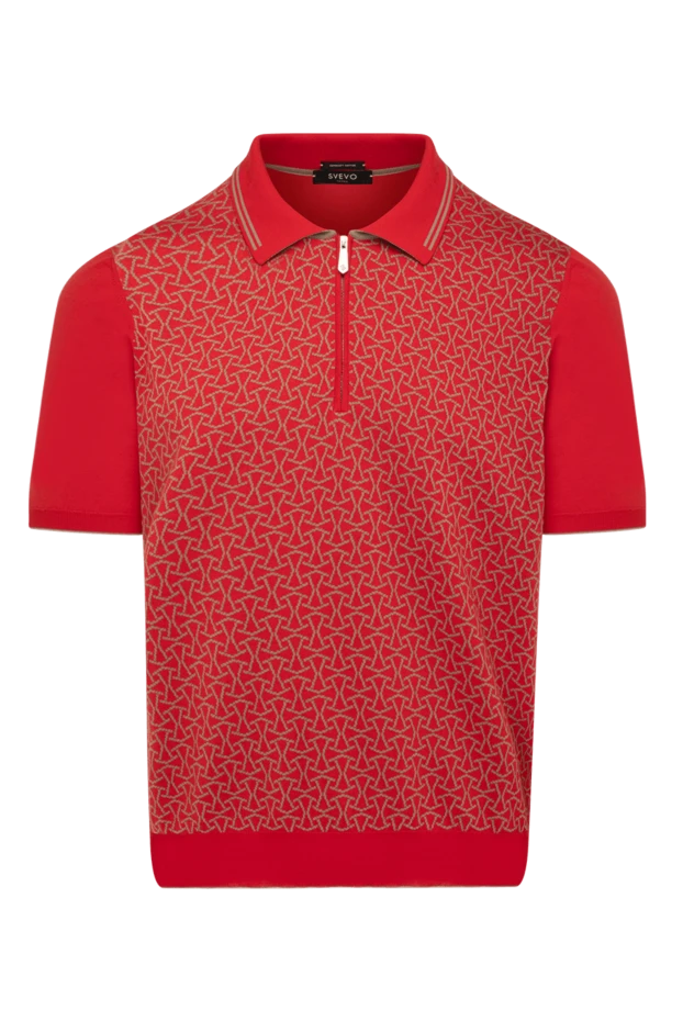 Svevo man men's red cotton polo buy with prices and photos 179417 - photo 1