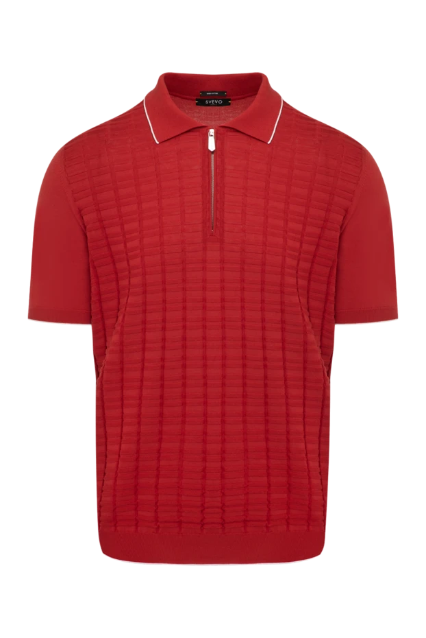 Svevo man men's red cotton polo buy with prices and photos 179418 - photo 1