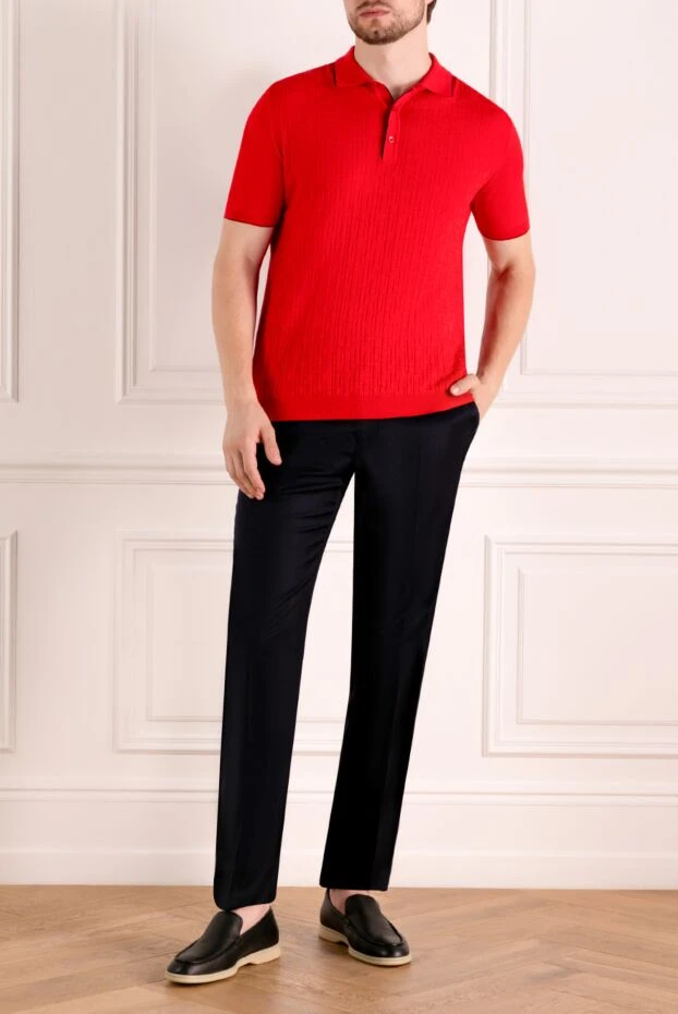 Svevo man men's red cotton polo buy with prices and photos 179467 - photo 2