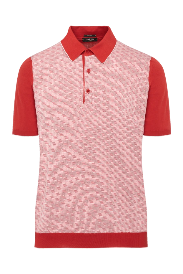 Svevo man men's red cotton polo buy with prices and photos 179486 - photo 1