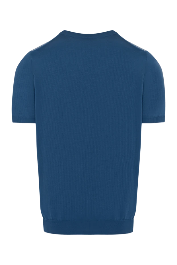 Svevo man men's blue short sleeve jumper made of cotton buy with prices and photos 179493 - photo 2