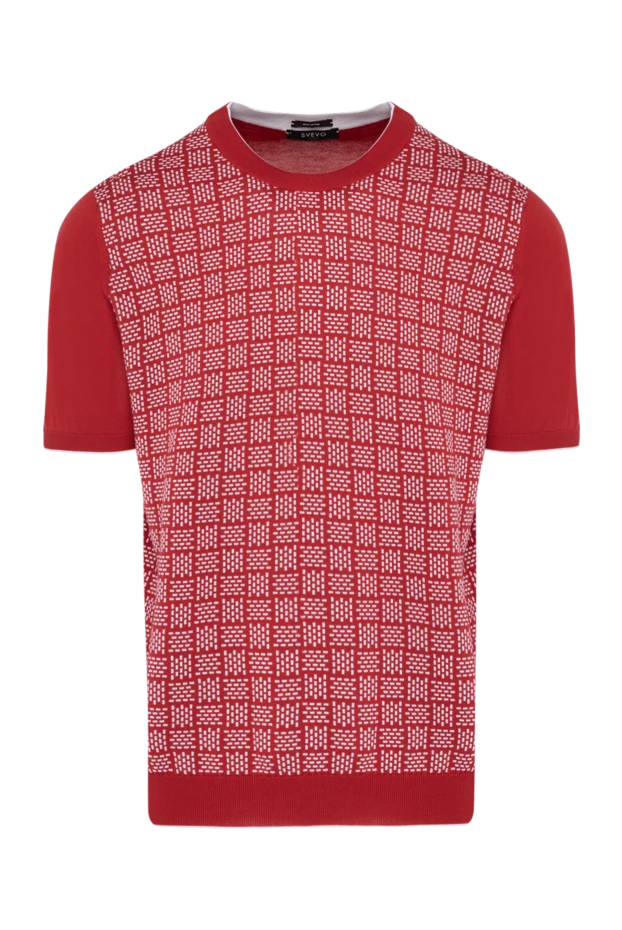 Svevo man short sleeve jumper for men, red, cotton buy with prices and photos 179494 - photo 1
