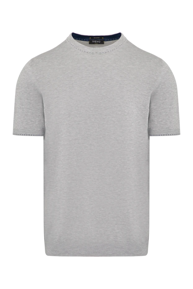 Svevo man men's short sleeve jumper, gray, cotton buy with prices and photos 179502 - photo 1
