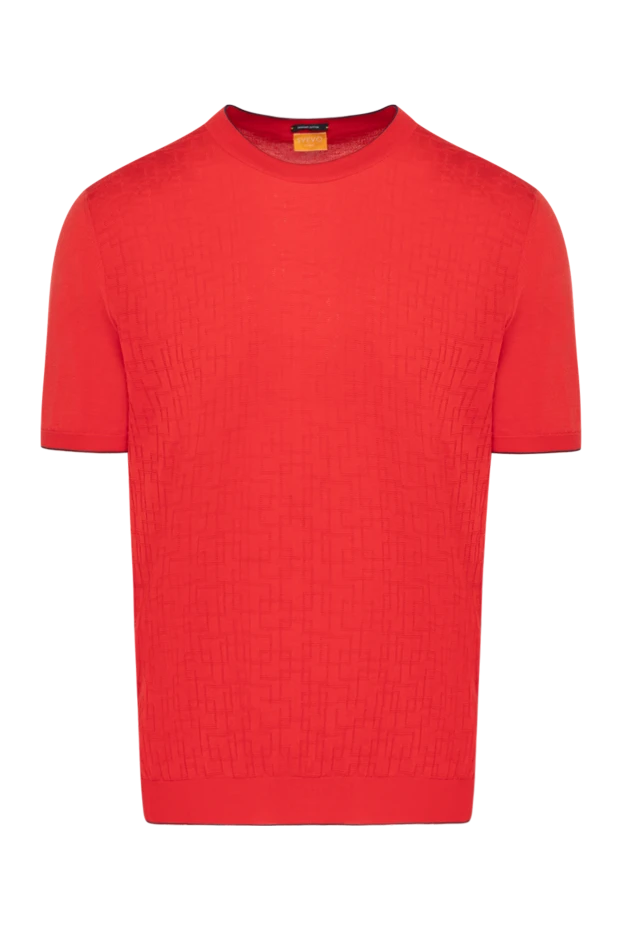 Svevo man short sleeve jumper for men, red, cotton buy with prices and photos 179508 - photo 1