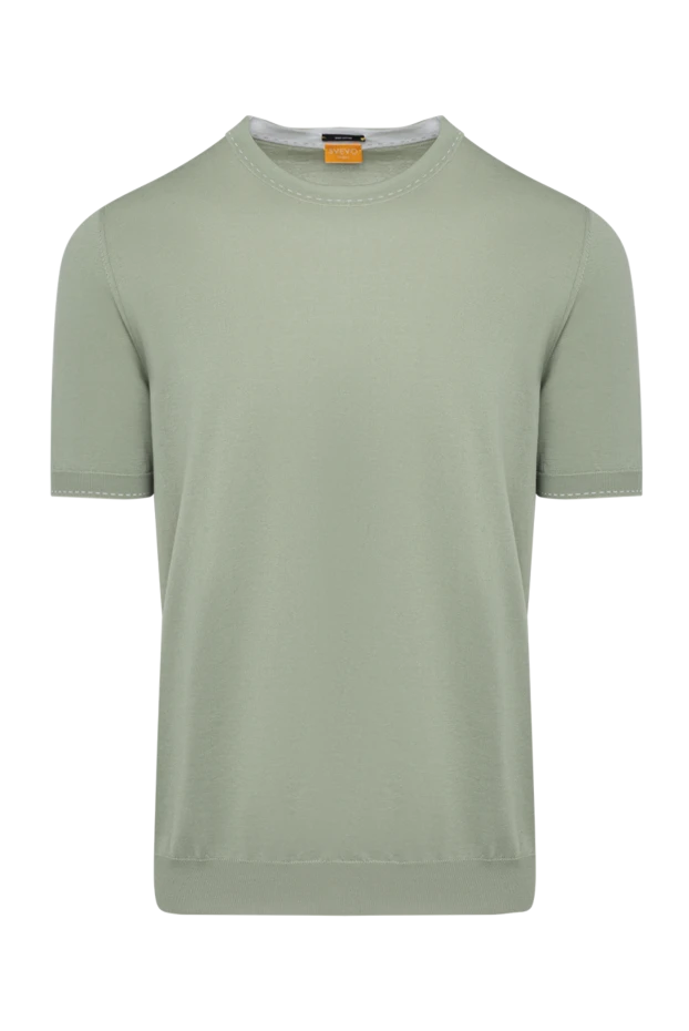 Svevo man short sleeve jumper for men, green, cotton buy with prices and photos 179509 - photo 1