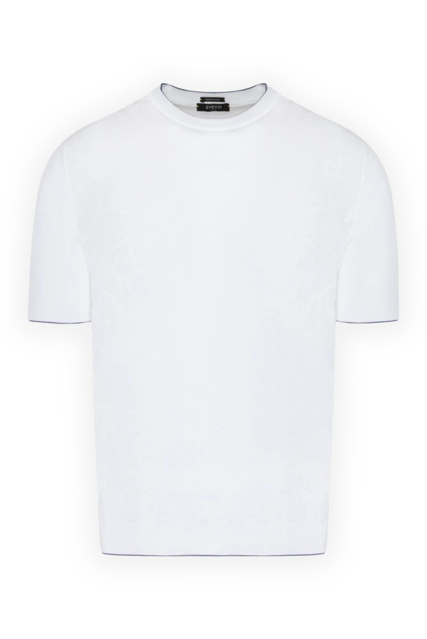 Svevo man men's white cotton jumper with short sleeves buy with prices and photos 179511 - photo 1
