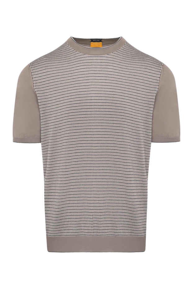 Svevo man men's beige cotton jumper with short sleeves buy with prices and photos 179512 - photo 1
