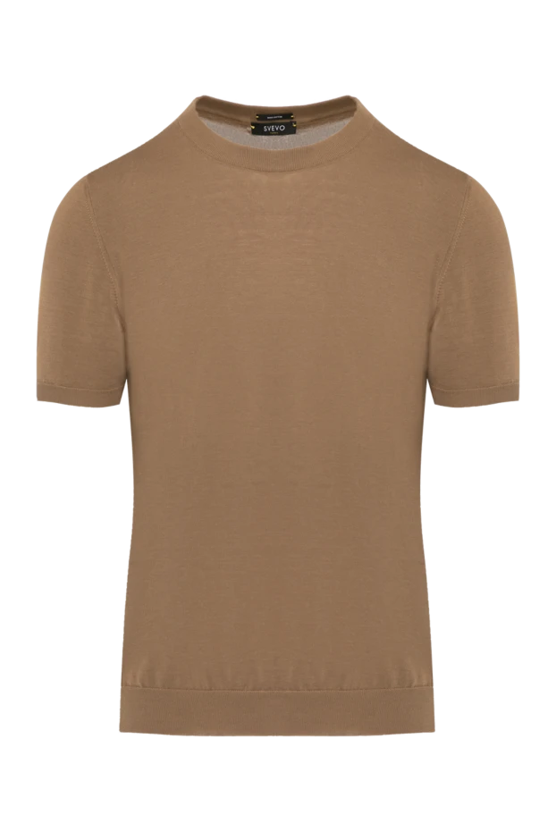 Svevo men's brown cotton short-sleeved jumper 196949 - photo 1