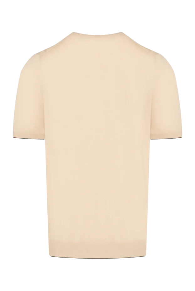 Svevo man men's beige cotton jumper with short sleeves buy with prices and photos 179519 - photo 2