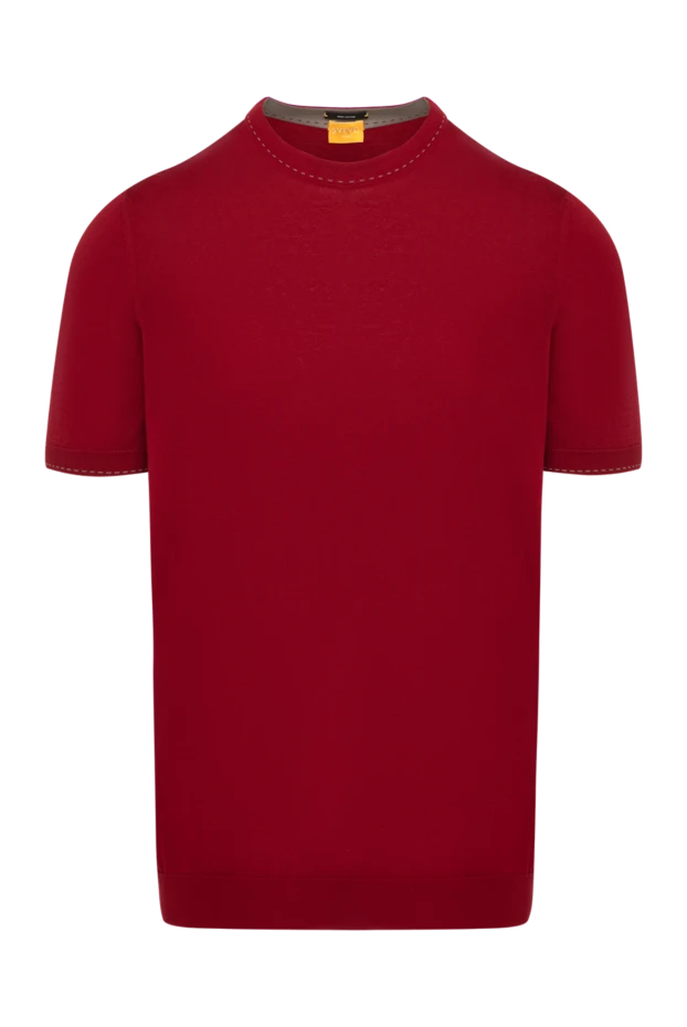 Svevo man men's burgundy cotton jumper with short sleeves buy with prices and photos 179520 - photo 1