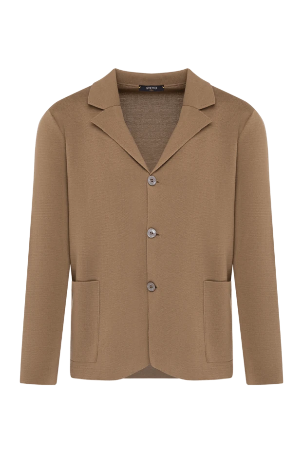 Svevo мужские пиджак мужской коричневый из хлопка купить с ценами и фото 179530 - фото 1