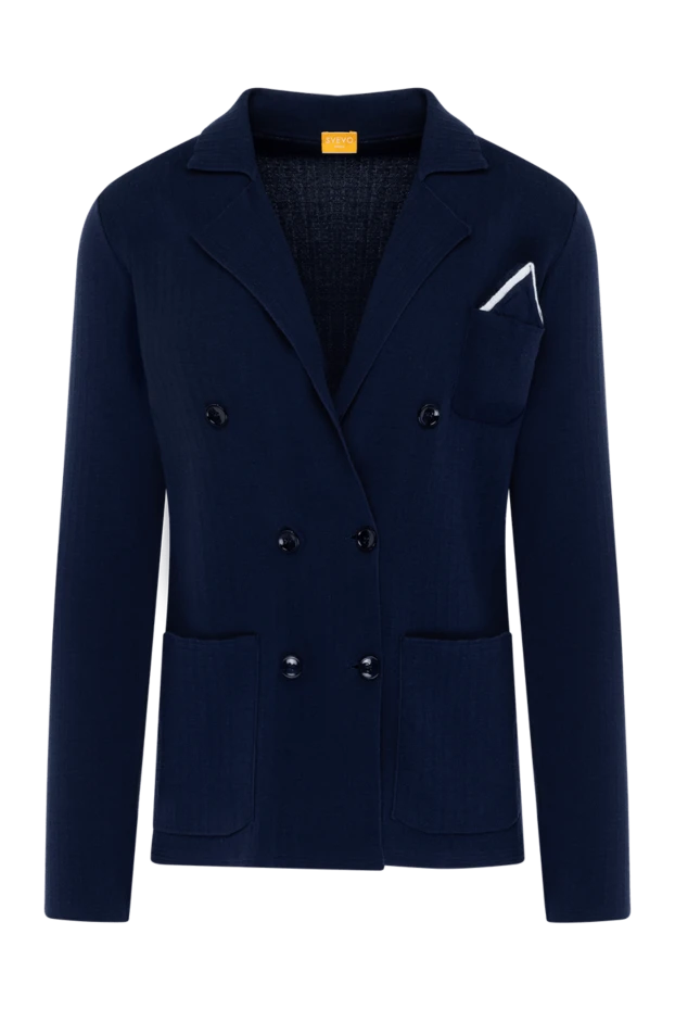Svevo чоловічі піджак чоловічий синій з бавовни купити фото з цінами 179532 - фото 1