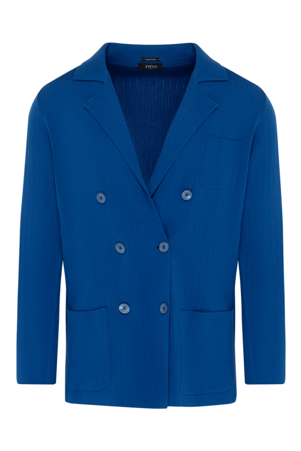 Svevo чоловічі піджак чоловічий синій з бавовни купити фото з цінами 179533 - фото 1