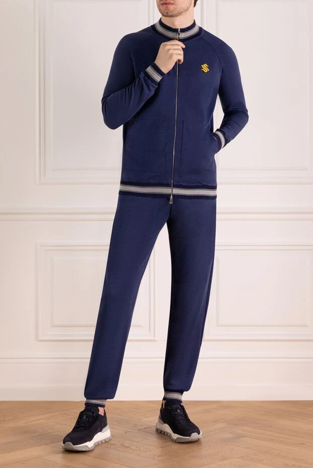 Svevo man men's blue walking suit made of polyamide and cotton buy with prices and photos 179534 - photo 2