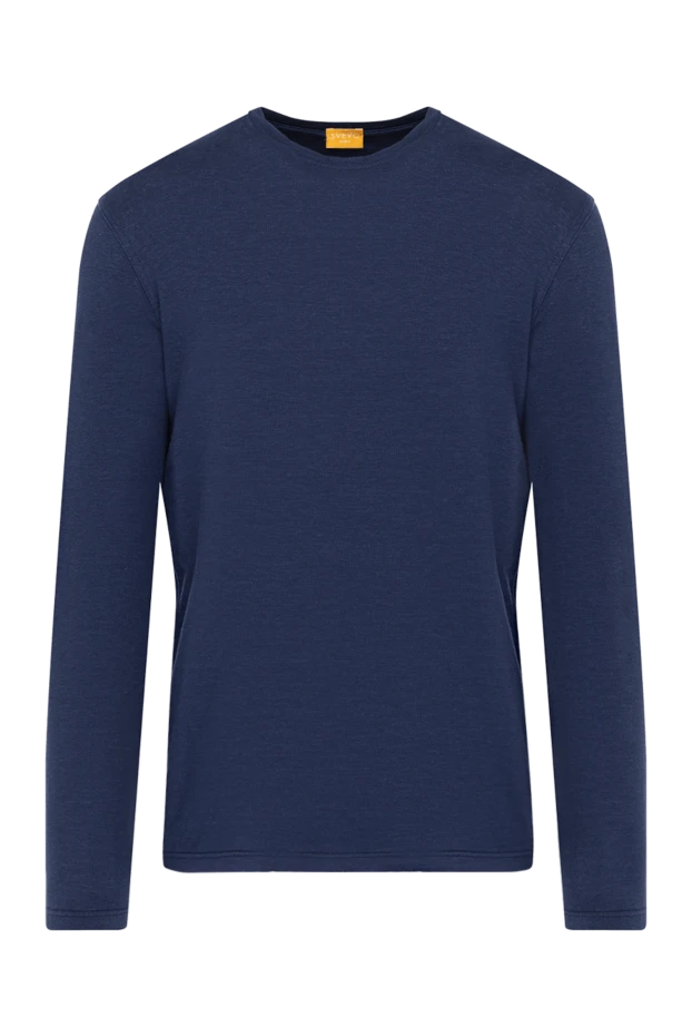 Svevo man men's blue long sleeve jumper made of linen and elastane buy with prices and photos 179540 - photo 1