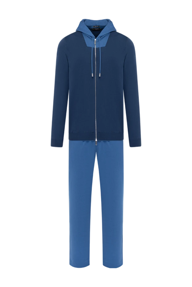 Svevo мужские костюм прогулочный мужской голубой из хлопка купить с ценами и фото 179544 - фото 1