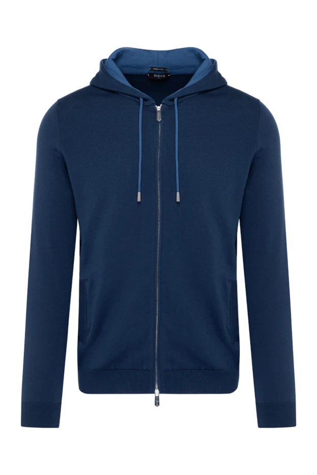 Svevo man men's sports jacket, blue, cotton buy with prices and photos 179548 - photo 1