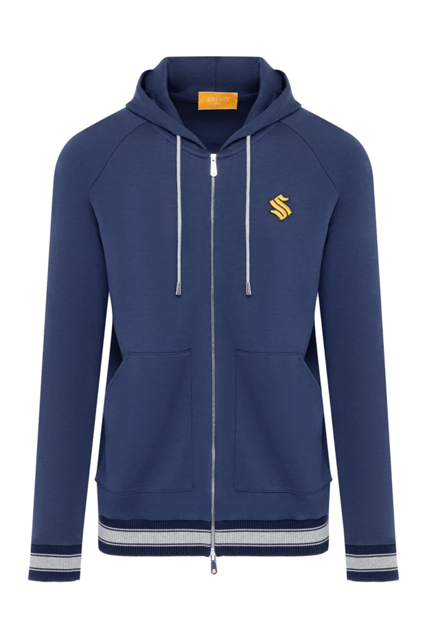 Svevo man men's blue sports jacket made of cotton and polyamide buy with prices and photos 179550 - photo 1
