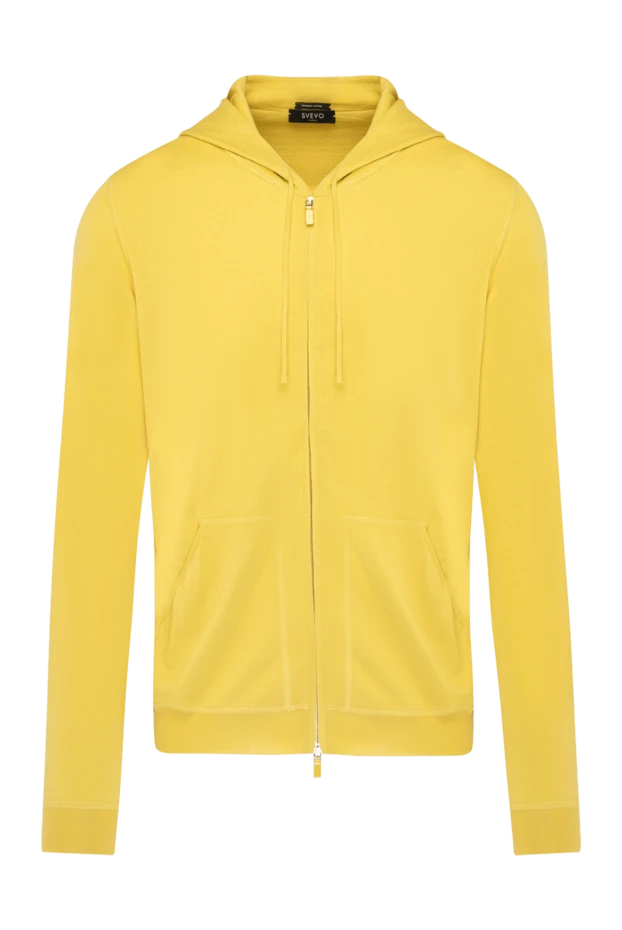 Svevo мужские кофта спортивная мужская желтая из хлопка купить с ценами и фото 179552 - фото 1
