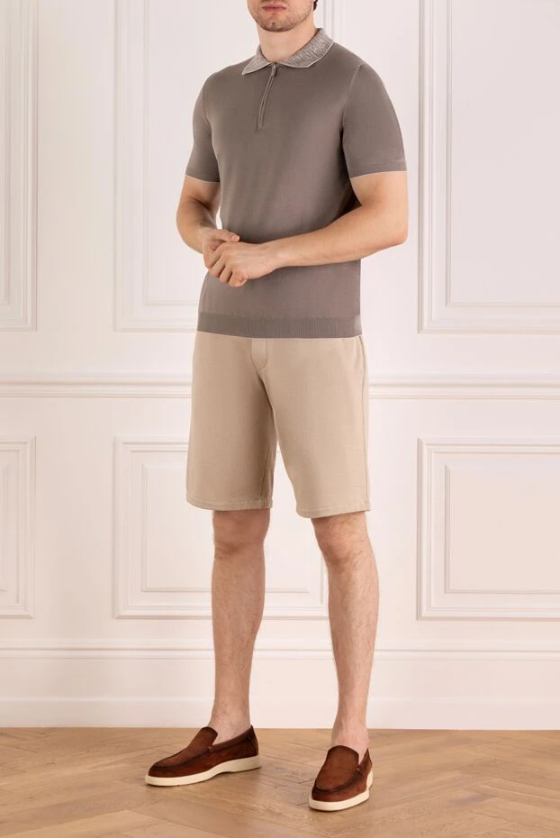 Svevo man men's beige cotton shorts buy with prices and photos 179557 - photo 2