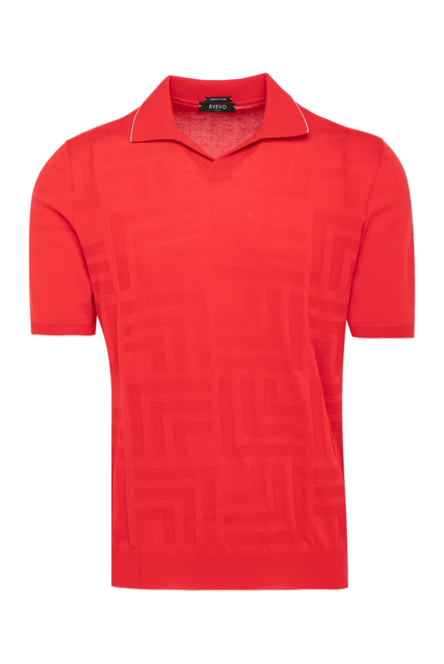 Svevo man men's red cotton polo buy with prices and photos 179577 - photo 1