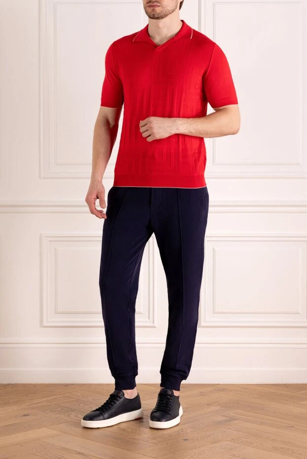 Svevo man men's red cotton polo buy with prices and photos 179577 - photo 2