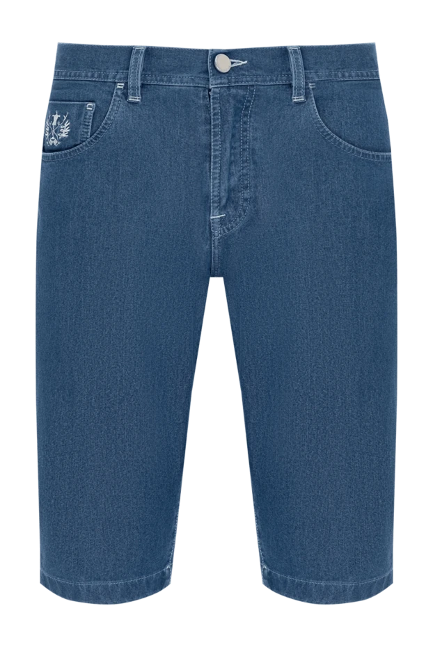 Scissor Scriptor blue denim shorts for men 197102 - photo 1