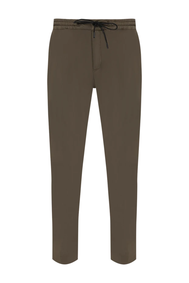 PT01 (Pantaloni Torino) brown men's pants made of polyamide and elastane 179621 - photo 1