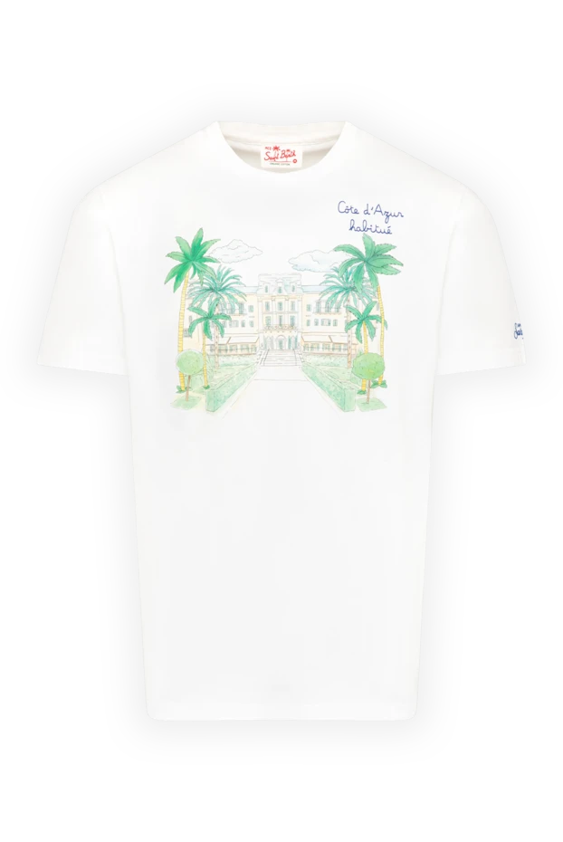 MC2 Saint Barth чоловічі футболка чоловіча біла з бавовни купити фото з цінами 179655 - фото 1