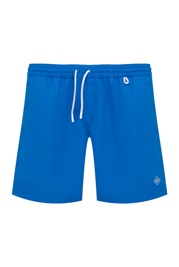 Loro Piana мужские шорты пляжные мужские голубые из полиэстера купить с ценами и фото 179663 - фото 1