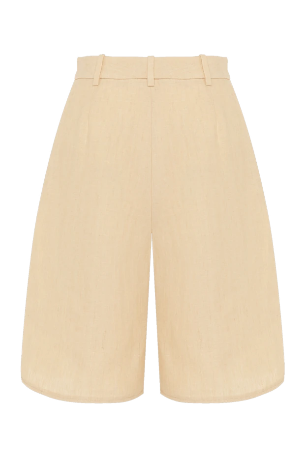 Loro Piana woman women's beige linen shorts buy with prices and photos 179684 - photo 2