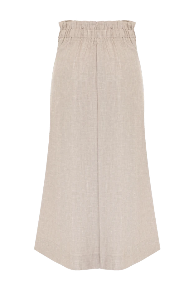 Loro Piana женские юбка maxi бежевая купить с ценами и фото 179685 - фото 2