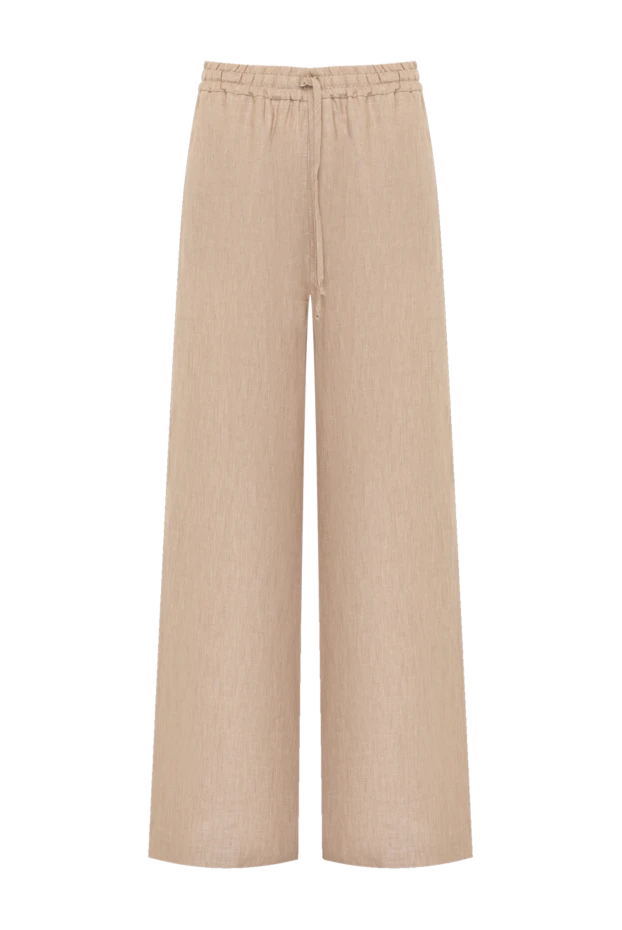 Loro Piana woman women's beige linen trousers buy with prices and photos 179687 - photo 1