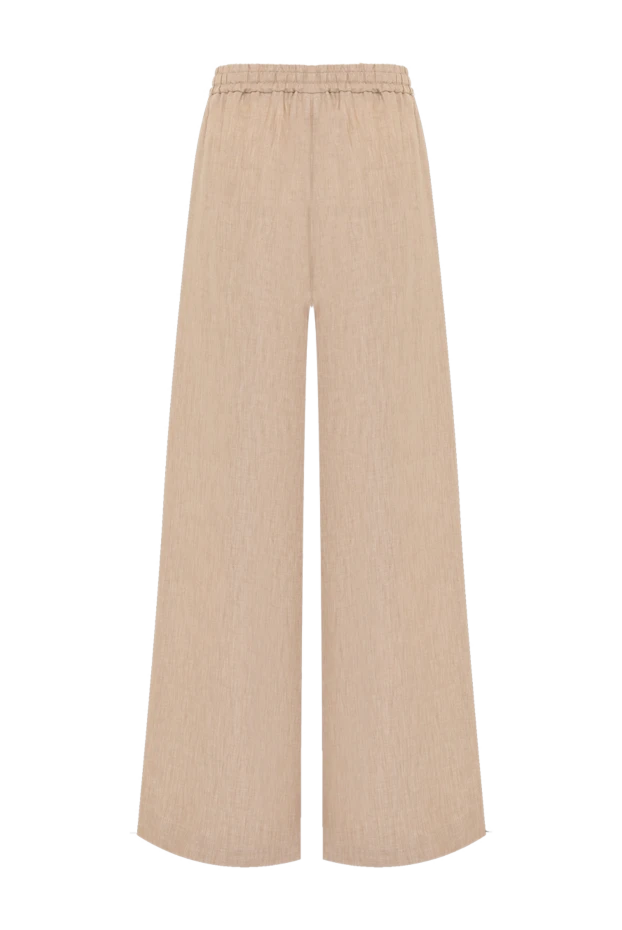 Loro Piana woman women's beige linen trousers buy with prices and photos 179687 - photo 2
